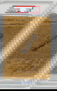 President Donald Trump Signed Declaration Of Independence Print Full Sig PSA/DNA: Condition: New: A brand-new, unused, unopened, undamaged item (including handmade items). See the seller's listing for full details. ,Industry: Presidential,President: Donald J. Trump,Signed:
