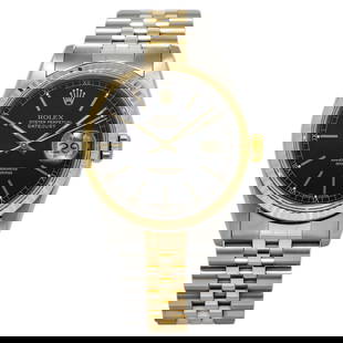 Rolex Datejust 16233 18k YG Two Tone Jubilee Black Dial Auto Unisex Watch 36mm: Condition: Pre-owned: An item that has been used previously. The item may have some signs of cosmetic wear, but is fully operational and functions as intended. This item may be a floor model or store