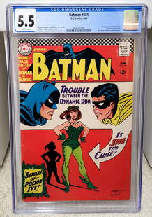 Batman #181 (1966) CGC 5.5 - 1st Appearance of Poison Ivy DC Comics Key: Batman #181 (1966) CGC 5.5 - 1st Appearance of Poison Ivy DC Comics Key