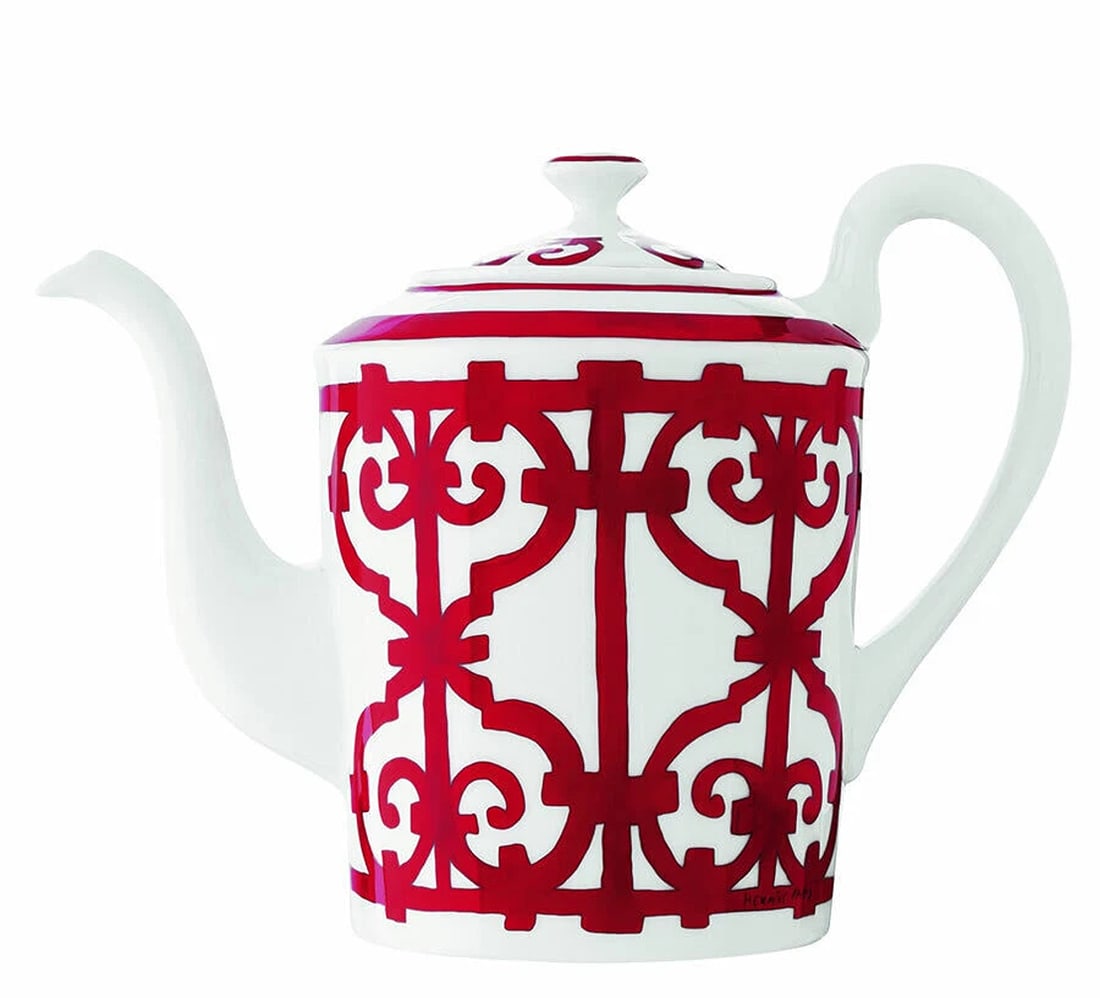 NEW HERMES BALCON DU GUADALQUIVIR TEAPOT  NIB (1 of 2)