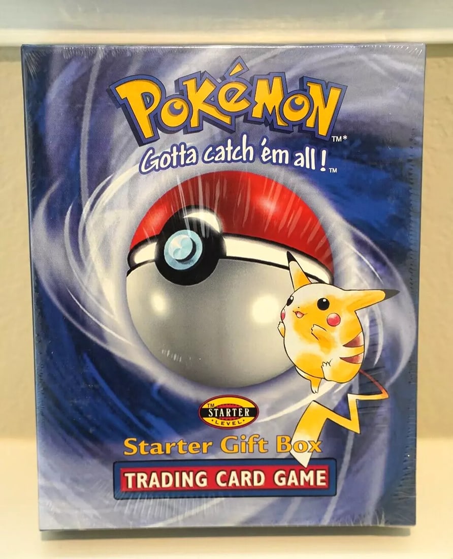 1999 Pokemon STARTER GIFT BOX Cards SEALED UNOPENED Base Set Deck Jungle Pack ++ (1 of 6)