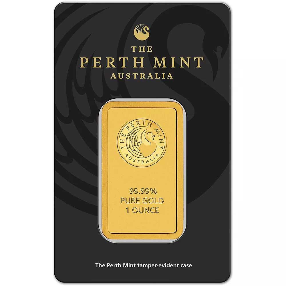 1 oz. Gold Bar - Perth Mint - 99.99 Fine in Assay (1 of 4)