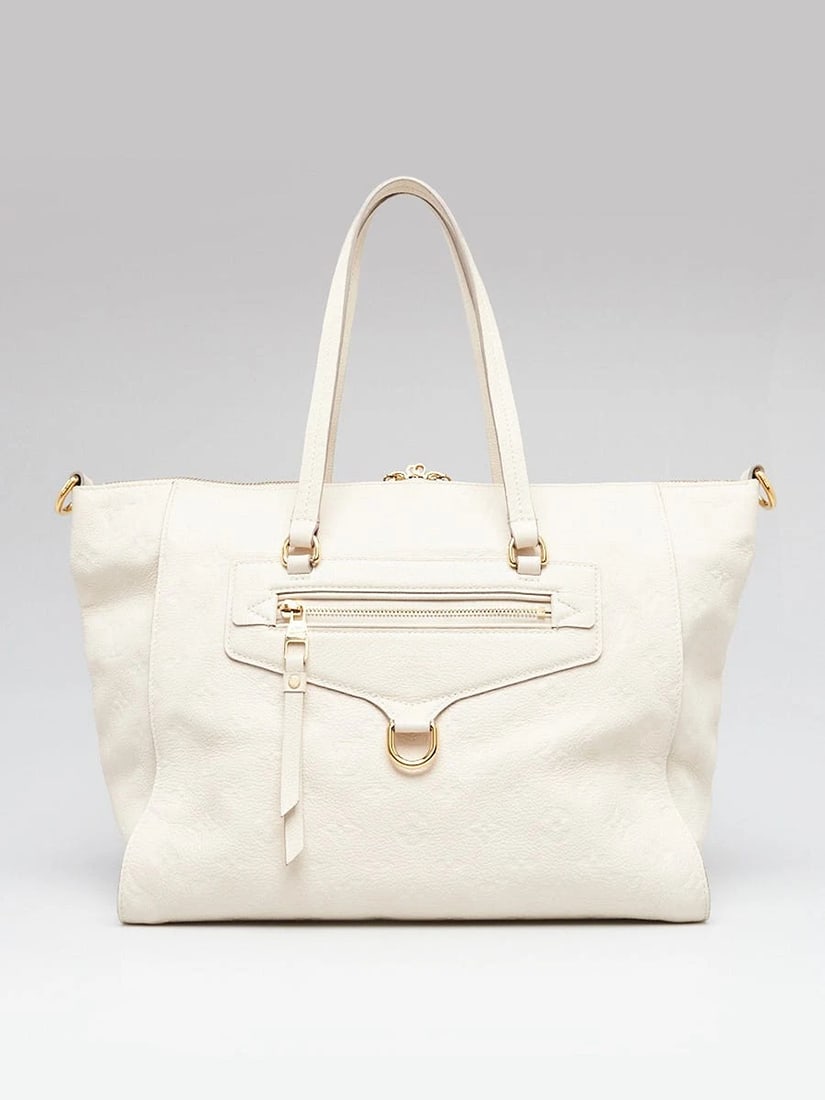 Louis Vuitton Neige Monogram Empreinte Leather Lumineuse PM Bag w/o Strap (1 of 12)