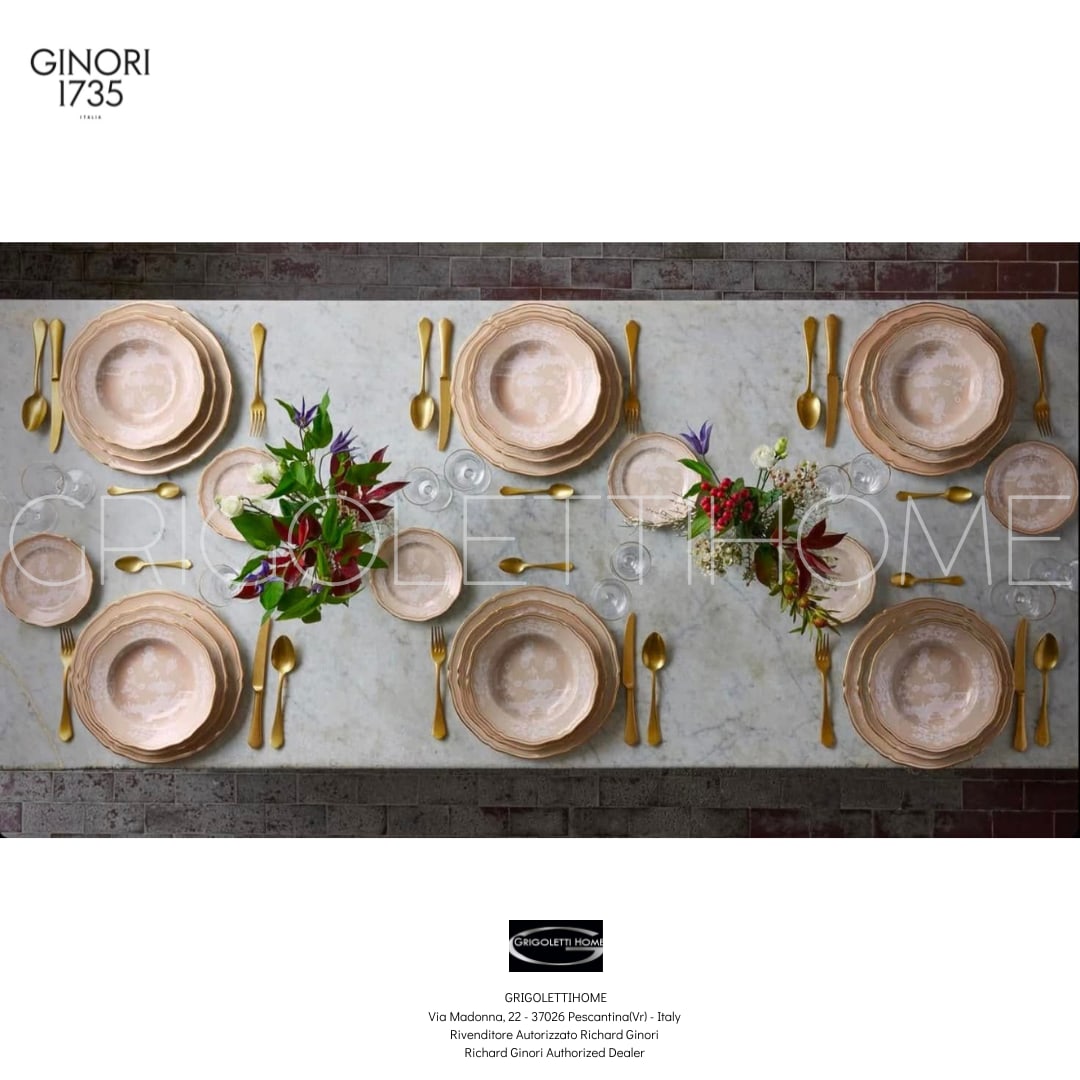 Richard Ginori - Oriente Italiano Meringa - Set Of Plates 18 Pieces For 6 People (1 of 1)