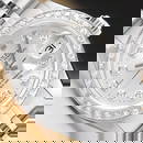 LADIES ROLEX DATEJUST SILVER DIAMOND 18K WHITE GOLD & STAINLESS STEEL WATCH