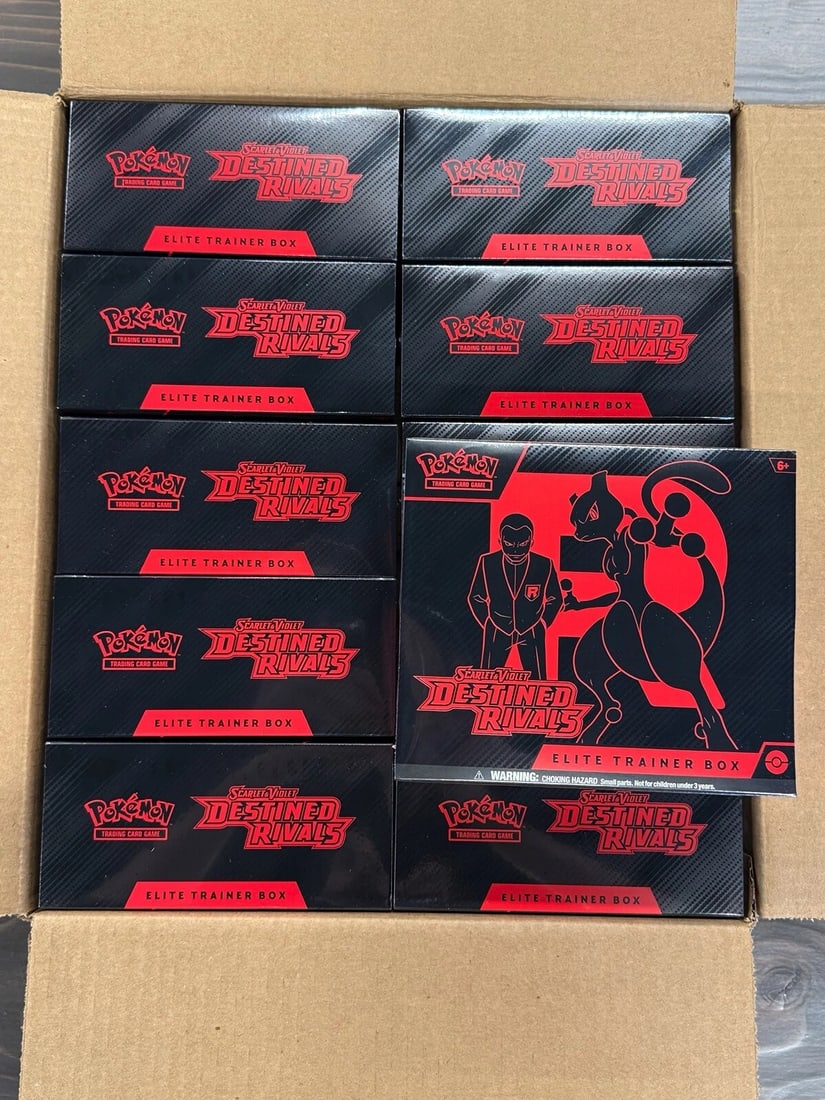 Pokemon Desinted Rivals (SV10) Elite Trainer Box Case FACTORY SEALED! (1 of 1)