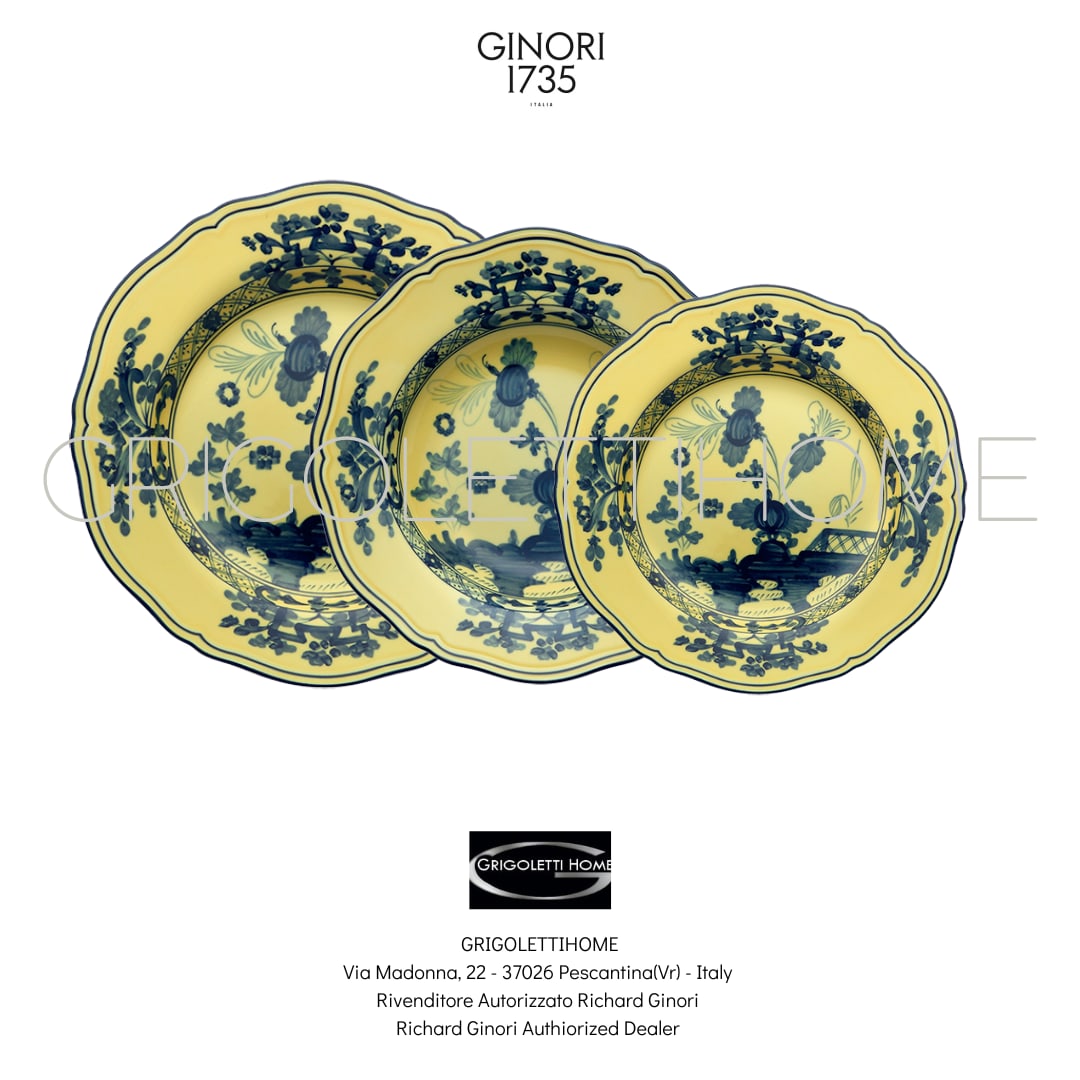 Richard Ginori - Oriente Italiano Citrino - 18 Piece Dinner Set For 6 People (1 of 1)
