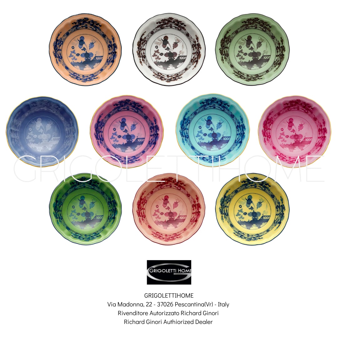 Richard Ginori - Oriente Italiano - Set Of 10 Bowls 15 Cm - Mixed Colors (1 of 1)