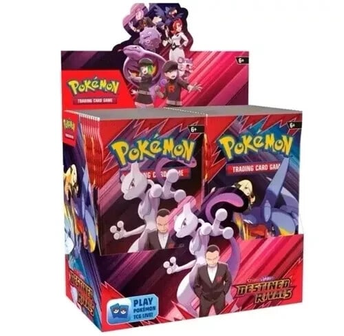 Pokémon Scarlet & Violet-Destined Rivals Booster Display 6 Box case (1 of 1)