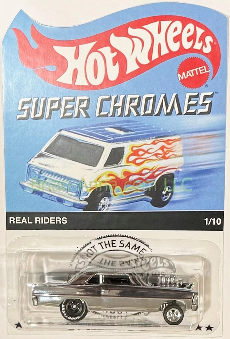 '66 Chevy Super Nova Custom Hot Wheels Super Chromes Series  w/RR (1 of 1)