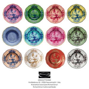 Richard Ginori - Oriente Italiano - Set Of 10 Bowls 15 Cm - Mixed Colors