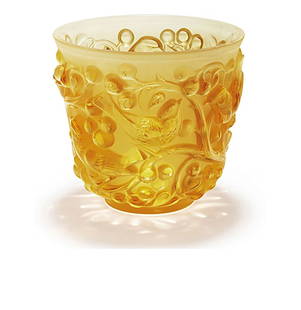 LALIQUE CRYSTAL AVALLON VASE AMBER  NIB: Condition: New: A brand-new, unused, unopened, undamaged item in its original packaging (where packaging is applicable). Packaging should be the same as what is found in a retail store, unless the ite