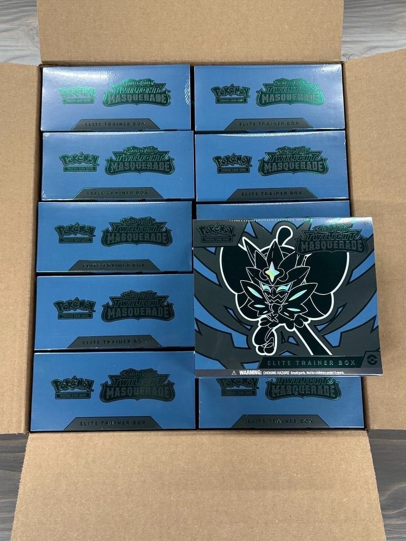 Pokemon Twilight Masquerade (SV06) Elite Trainer Box CASE Factory Sealed: Condition: New/Factory Sealed: A brand-new, unused, unopened, undamaged item (including handmade items). See the seller's listing for full details. ,Set: Brilliant Stars,Game: Pokémon TCG,Features: 1