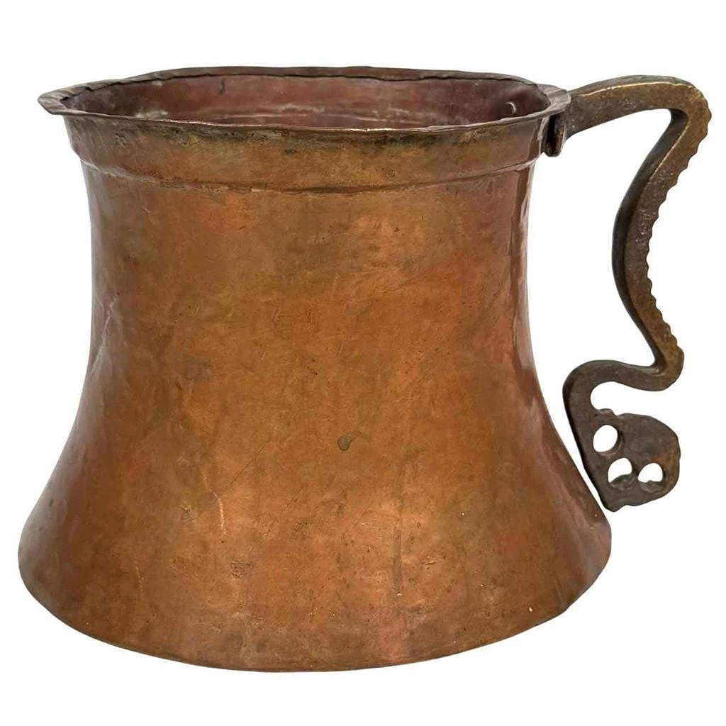 Antique Arts & Crafts Mission Hand Hammered Copper Pitcher Jug - Roycroft Era (1 of 13)