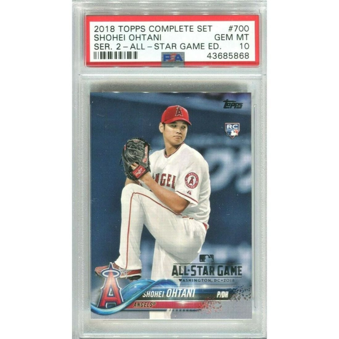 SHOHEI OHTANI 2018 Topps All Star silver stamp rookie PSA 10 low pop see chart: SHOHEI OHTANI 2018 Topps All Star silver stamp rookie PSA 10 low pop see chart