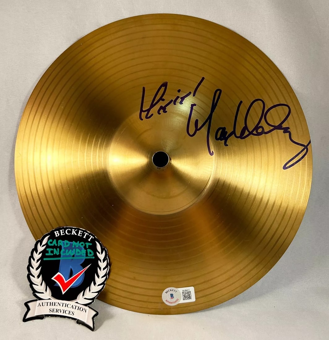 Max Weinberg Signed Cymbal Bruce Springsteen & E Street Band Beckett BAS 1 COA (1 of 1)
