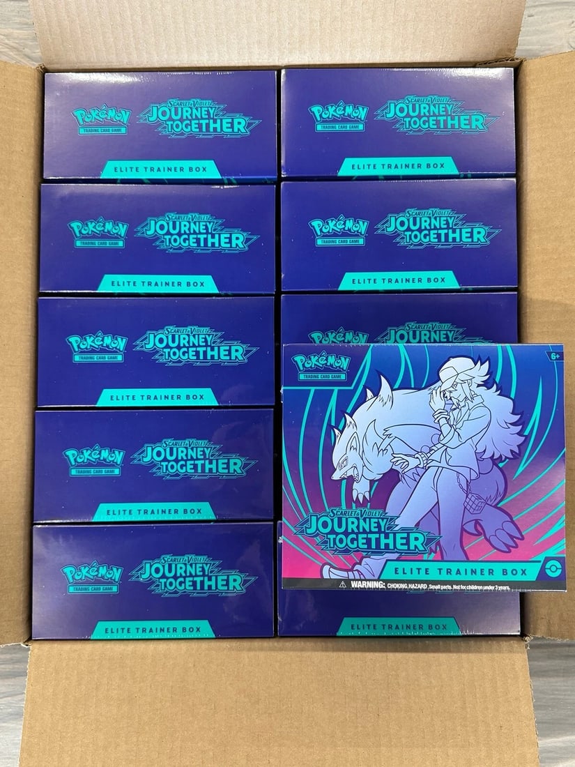 Pokemon Journey Together SV09 Elite Trainer CASE (10 Boxes) FACTORY SEALED! (1 of 1)