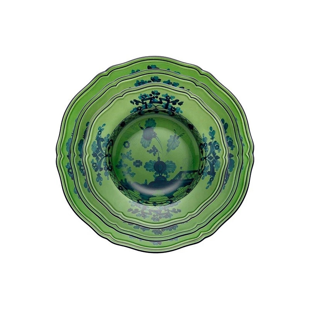 Richard Ginori Oriente Italiano Malachite Table Setting 3 Pcs Porcelain (1 of 1)