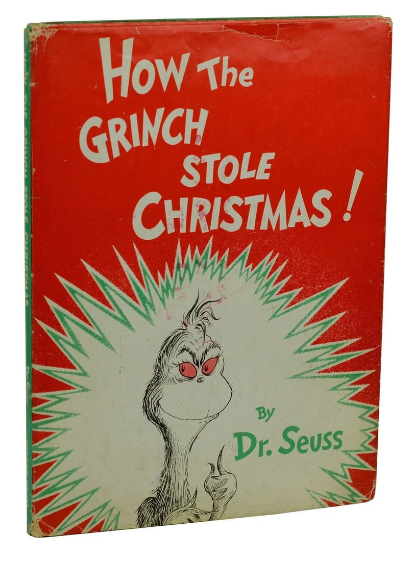 How the Grinch Stole Christmas ~ DR. SEUSS ~ First Edition ~ 1st State DJ ~ 1957 (1 of 7)