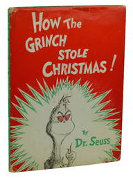 How the Grinch Stole Christmas ~ DR. SEUSS ~ First Edition ~ 1st State DJ ~ 1957