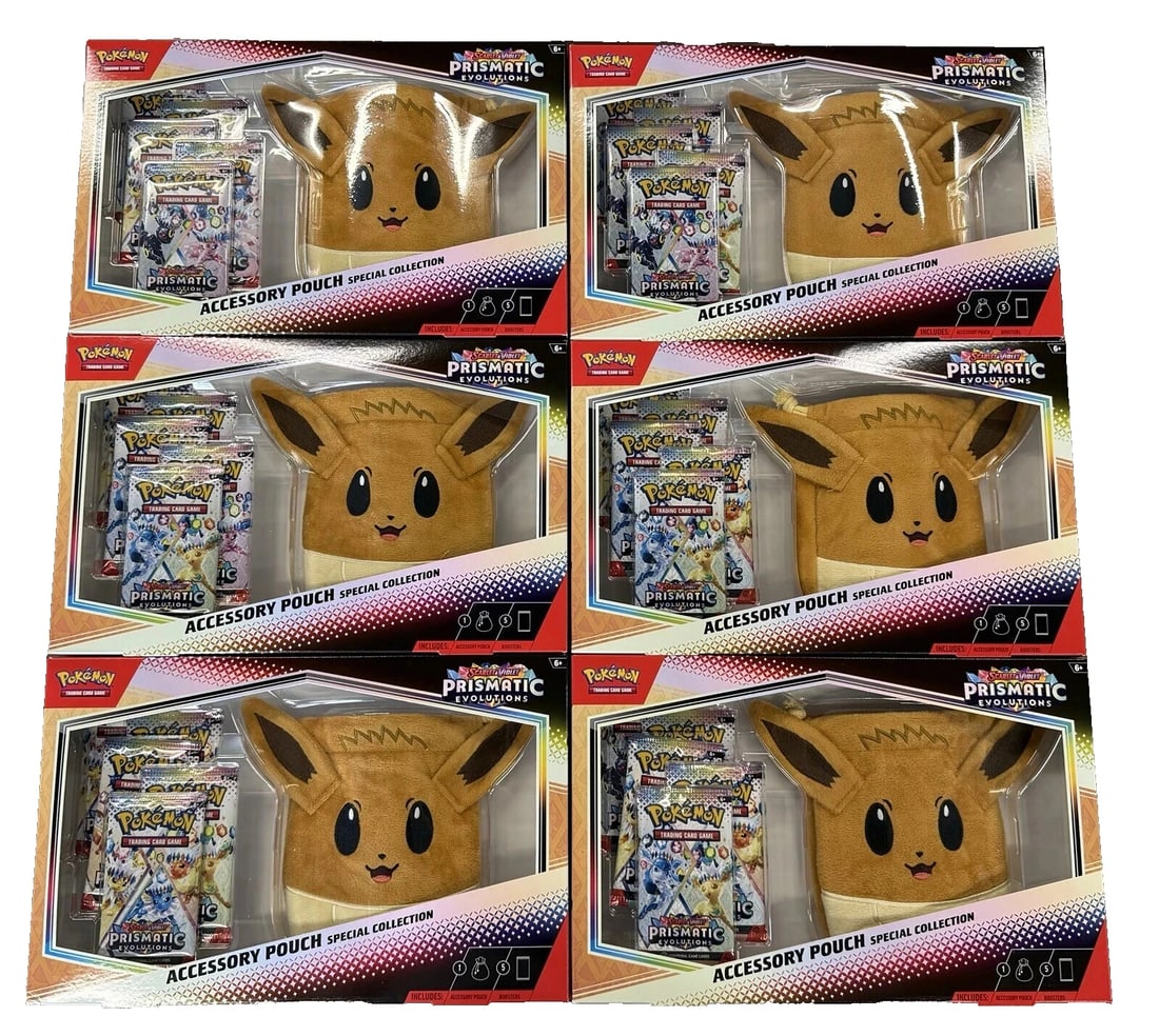 Pokemon Prismatic Evolutions Accessory Pouch Special Collection Sealed Case (1 of 1)