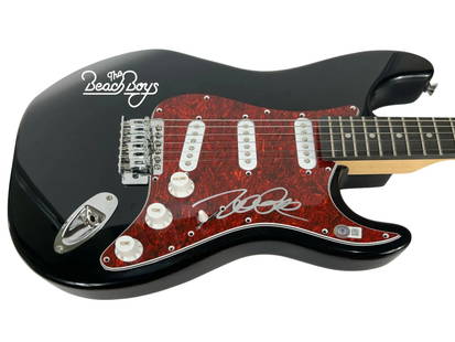 Mike Love The Beach Boys Signed Autograph Electric Guitar Beckett BAS COA: Industry: Music,Signed: Yes,Autograph Authentication: Beckett,Object Type: Guitar & Guitar Pick,Original/Reproduction: Original