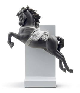 Lladro Horse on Pirouette Figurine Silver Figurine Ref. 01008720- Official: Condition: New: A brand-new, unused, unopened, undamaged item in its original packaging (where packaging is applicable). Packaging should be the same as what is found in a retail store, unless the ite