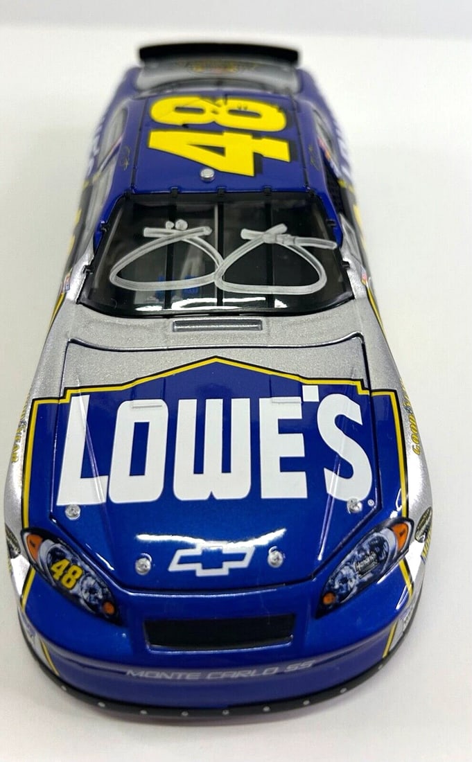 JIMMIE JOHNSON Signed Autograph 1:24 Scale NASCAR Car JSA COA (1 of 6)