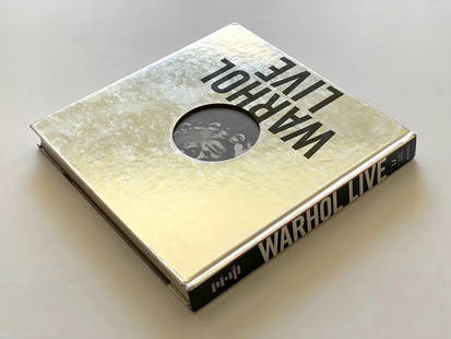 "WARHOL LIVE" RARE 2008 1ST EDITION POP ART LARGE HARDCOVER EXHIBITION ART BOOK: WARHOL LIVE RARE 2008 1ST EDITION POP ART LARGE HARDCOVER EXHIBITION ART BOOK