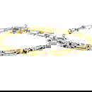 Vintage Diamond & Ruby Bracelet In 14K Yellow Gold