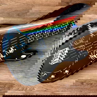 ROGER WATERS & NICK MASON Signed Bass Guitar -JSA COA TRUE 1/1 PINK FLOYD -: Industry: Music,Signed: Yes,Autograph Authentication: James Spence (JSA),Object Type: Guitar & Guitar Pick,Original/Reproduction: Original