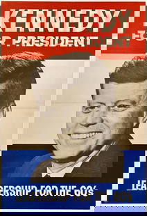 Original Vintage Poster KENNEDY FOR PRESIDENT American History Political LINEN: Dimensions: 28 x 41.25 in. . Condition: Used,President: John F. Kennedy,Type: Posters,Year: 1960,Term in Office: 1961-63,Theme: Political,Country/Region of Manufacture: United States,Country/Region: U