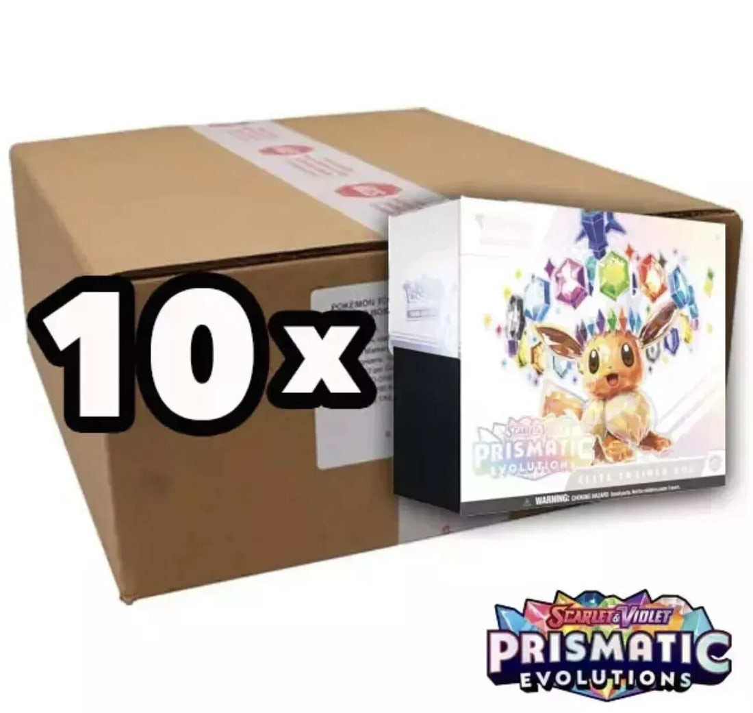 Pokemon TCG Prismatic Evolutions Elite Trainer Box ETB Case (1 of 1)