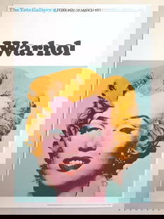 ANDY WARHOL RARE 1971 LITHOGRAPH PRINT TATE LONDON EXHBTN POSTER "MARILYN" 1964: Condition: Used,Size: Large (up to 60in.),Artist: Andy Warhol,Framing: Unframed,Color: Multi-Color,Height (Inches): 30",Style: Pop Art, Mid-Century Modern, Modernism,Material: Paper,Theme: Art,Type: L