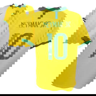 Neymar Jr Signed Brazil FC Home Soccer Jersey #10 with Beckett COA: Sport: Soccer,Player: Neymar Jr.,Signed: Yes,Autograph Authentication: Beckett Authentication Services (BAS),Product: Jersey,Team: Brazil