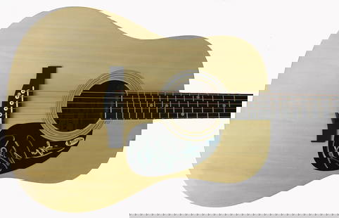 Roger Waters Pink Floyd Authentic Signed Natural Acoustic Guitar BAS #A70280: Industry: Music,Object Type: Guitar & Guitar Pick,Original/Reproduction: Original,Autograph Authentication: Beckett,PRODUCT_COA: Beckett,PRODUCT_SIGNED_BY_NAME: Roger Waters,PRODUCT_SIGNED_BY_BRAND: P