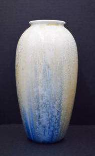 Rare Royal Copenhagen C.F. Ludvigsen Crystalline Glazed Porcelain Vase: Measures 10 1/2" high by 4 3/4" wide. Condition: Used,Brand: Royal Copenhagen,Type: Vase,Model: Valdemar,Material: Porcelain