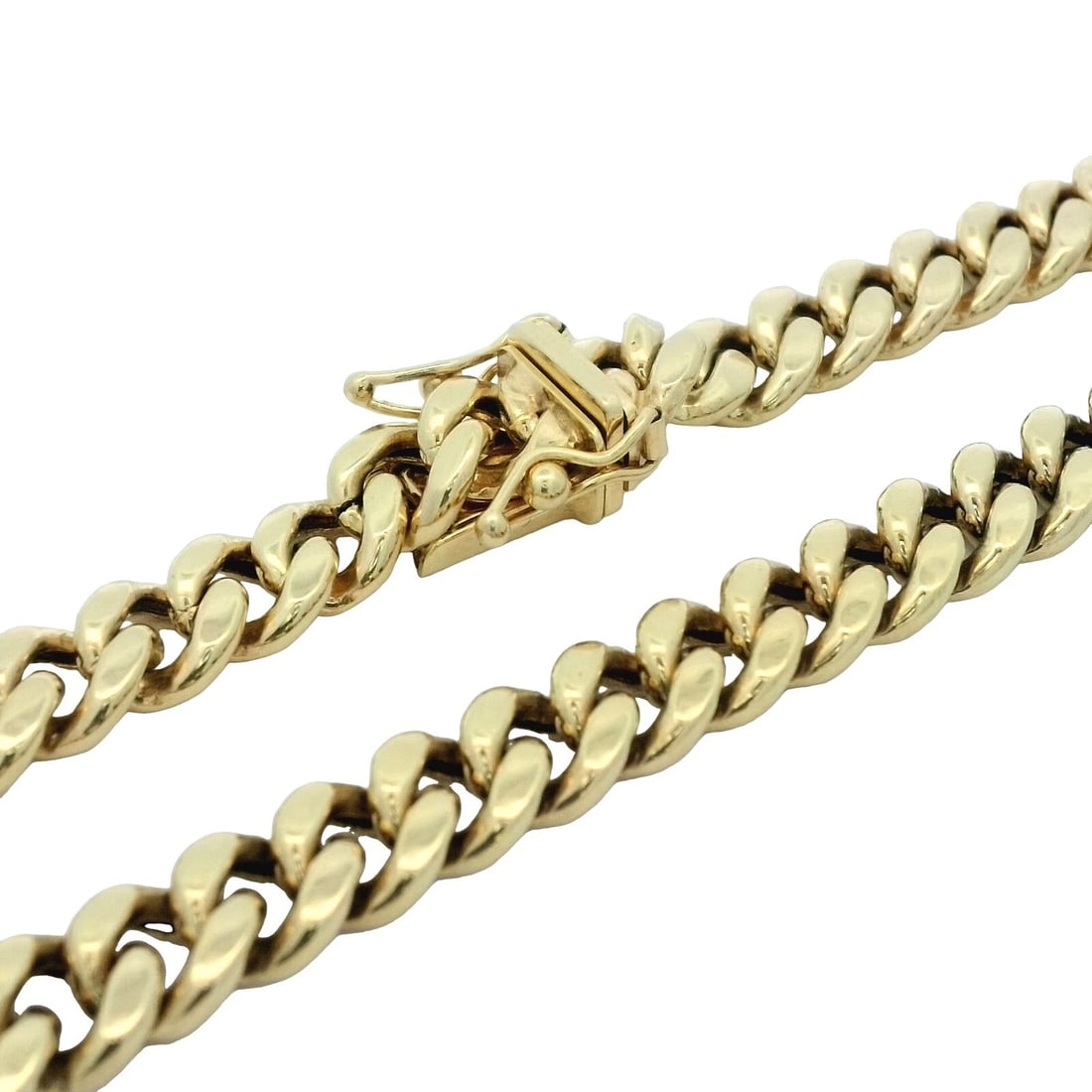 Cuban Link Bracelet In 14K Yellow Gold (1 of 5)
