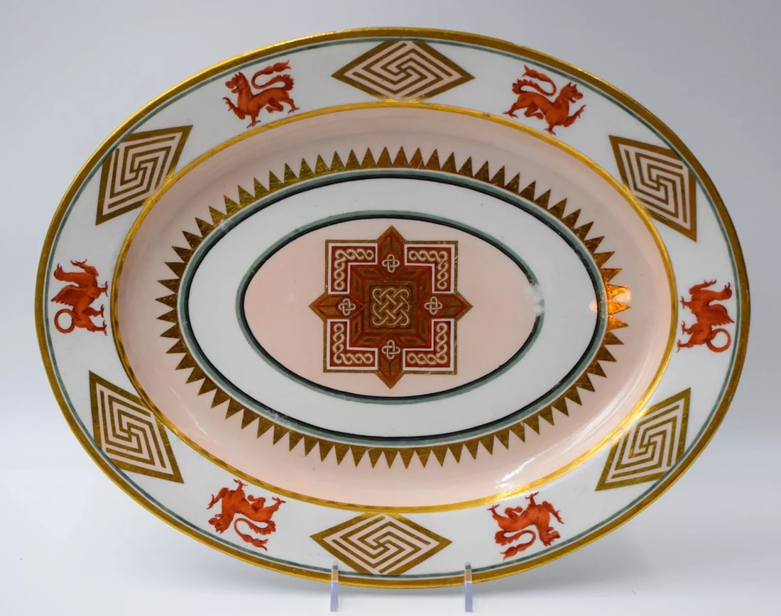 Rare Barr Flight & Barr Worcester Platter 14" Circa 1820 (1 of 5)