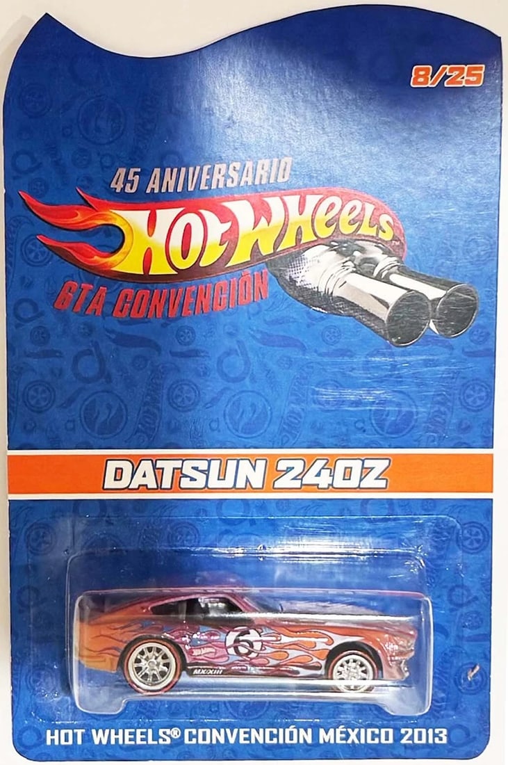 DATSUN 240Z Hot Wheels 2013 Mexico Convention 8/25: Condition: New: A brand-new, unused, unopened, undamaged item (including handmade items). See the seller's listing for full details. ,Autographed: No,Vehicle Make: Datsun,Vehicle Type: Car,Material: d