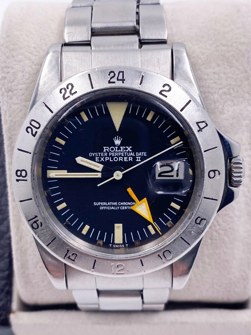 Vintage Rolex 1655 Explorer Steve McQueen STRAIGHT HAND 1972 UNPOLISHED: Condition: Pre-owned,Bezel Color: Steel,Year Manufactured: 1970-1979,Band/Strap: Rolex Oyster,Case Color: Steel,Department: Men,Watch Shape: Round,Style: Casual, Classic, Dress/Formal, Luxury,Case Siz