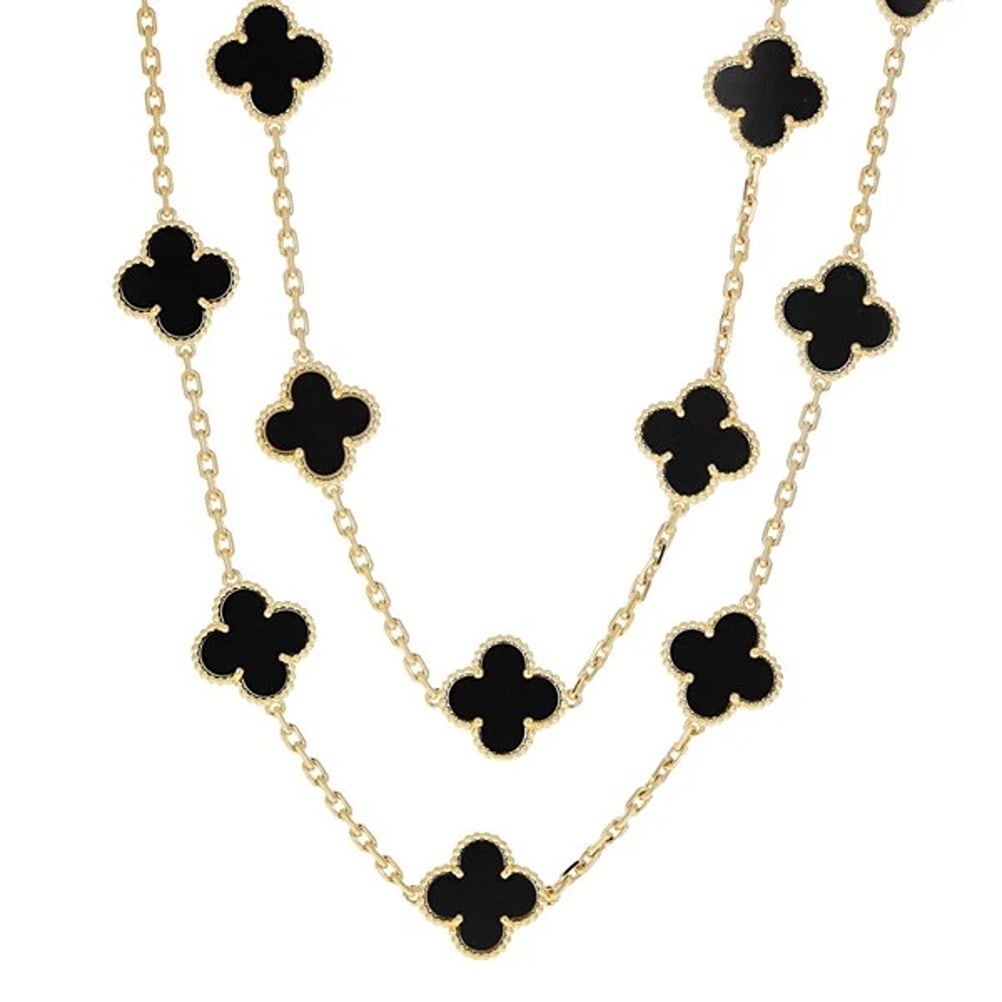 Estate Van Cleef & Arpels Vintage Alhambra Necklace (1 of 3)
