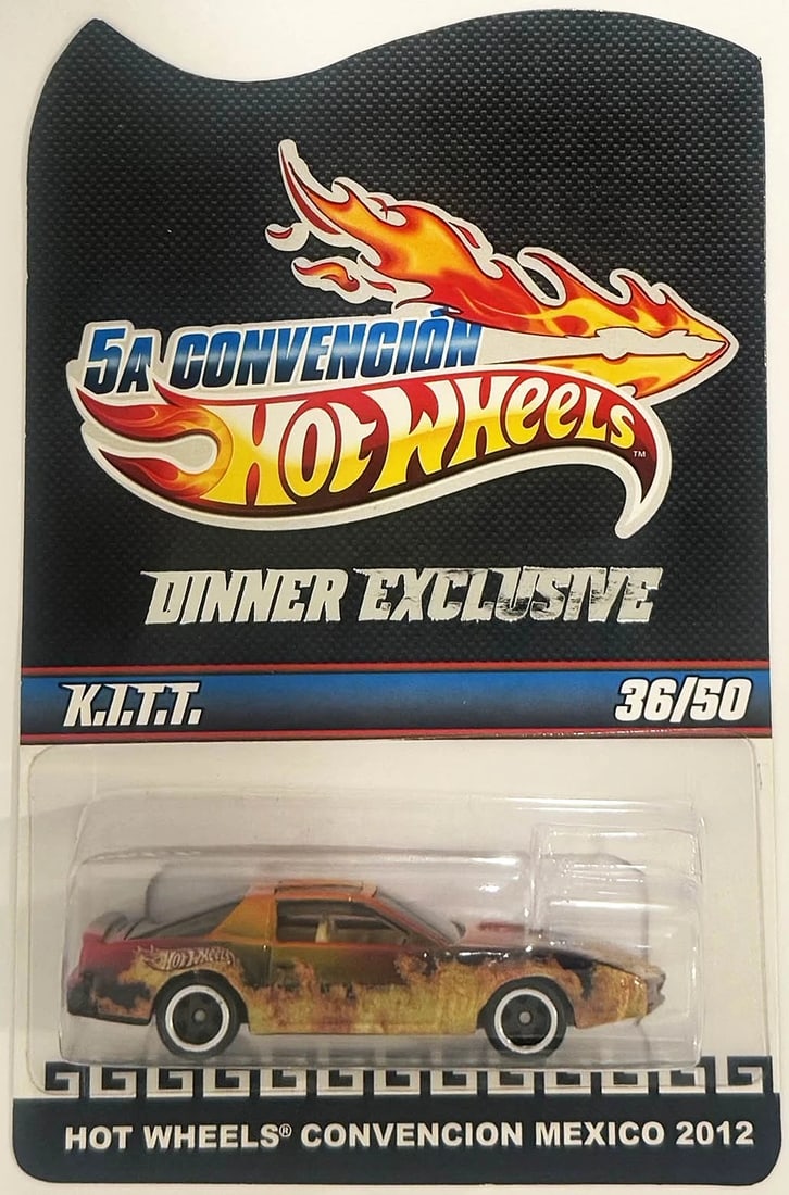 KITT Knight Rider Hot Wheels 2012 Mexico Convention DINNER Exclusive 36/50 RARE! (1 of 3)