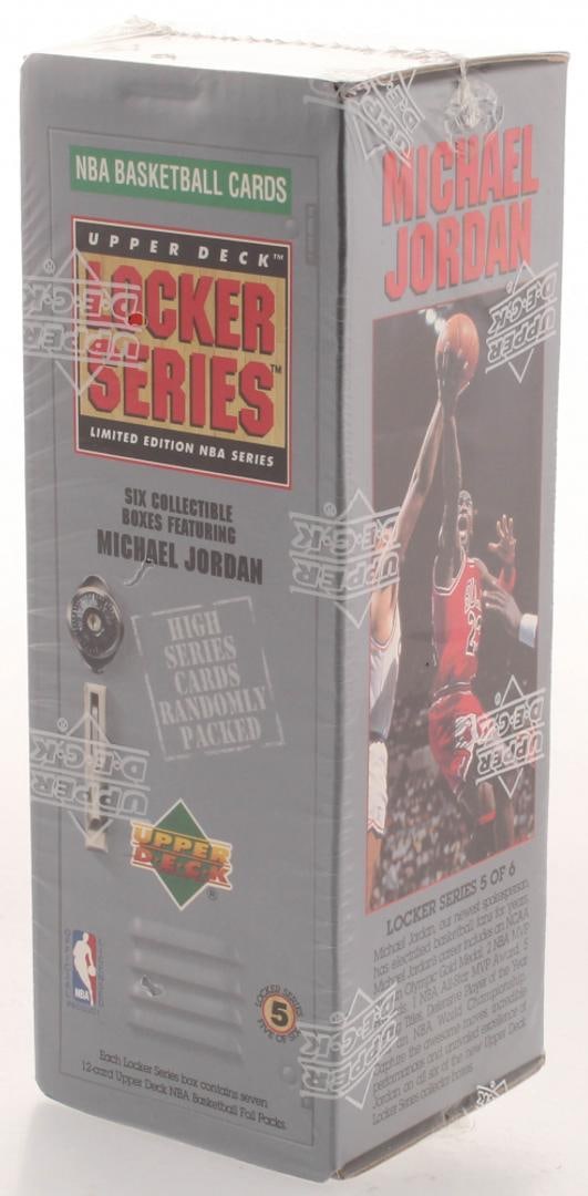 91'-92' Upper Deck NBA Michael Jordan Locker Series 6 Box with (6) Packs (1 of 1)