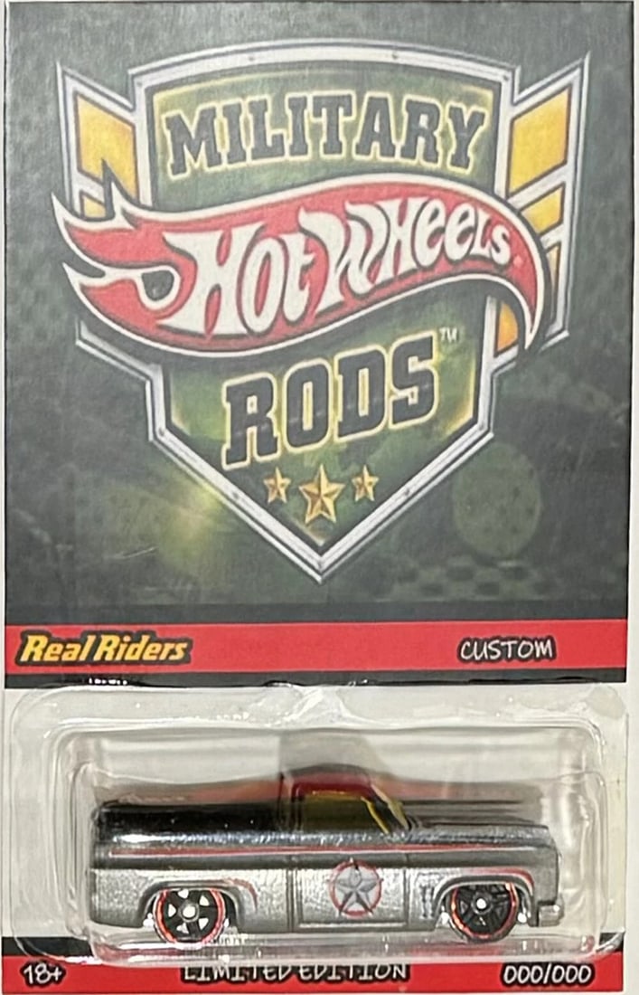 '83 CHEVY SILVERADO Custom Hot Wheels Military Rods Series Clone (1 of 6)