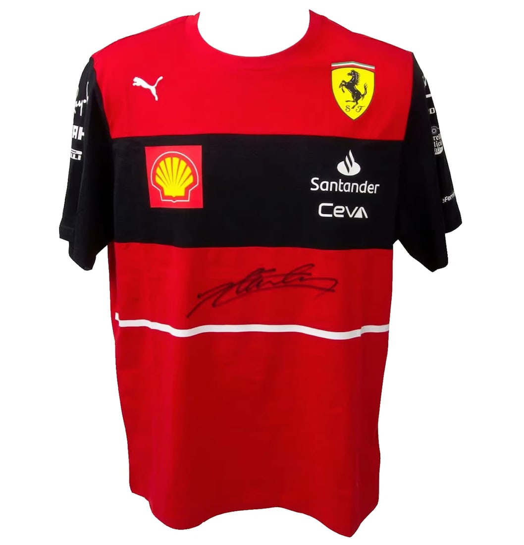 Charles Leclerc Signed Formula 1 Ferrari Racing Jersey #16 with Beckett COA (1 of 3)