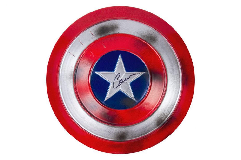 Chris Evans Signed "Captain America" Marvel Full-Size Shield (Beckett Hologram) (1 of 1)