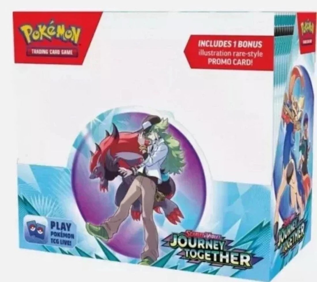 Pokemon TCG: Journey Together ENHANCED Factory Sealed Booster Box (1 of 1)
