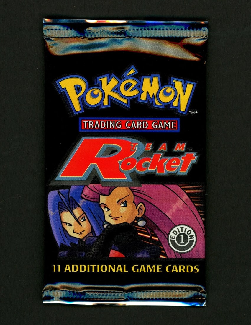 2000 Pokémon 1st Edition Team Rocket Booster Pack Sealed – Vintage WOTC Unopened (Jessie & James (1 of 5)