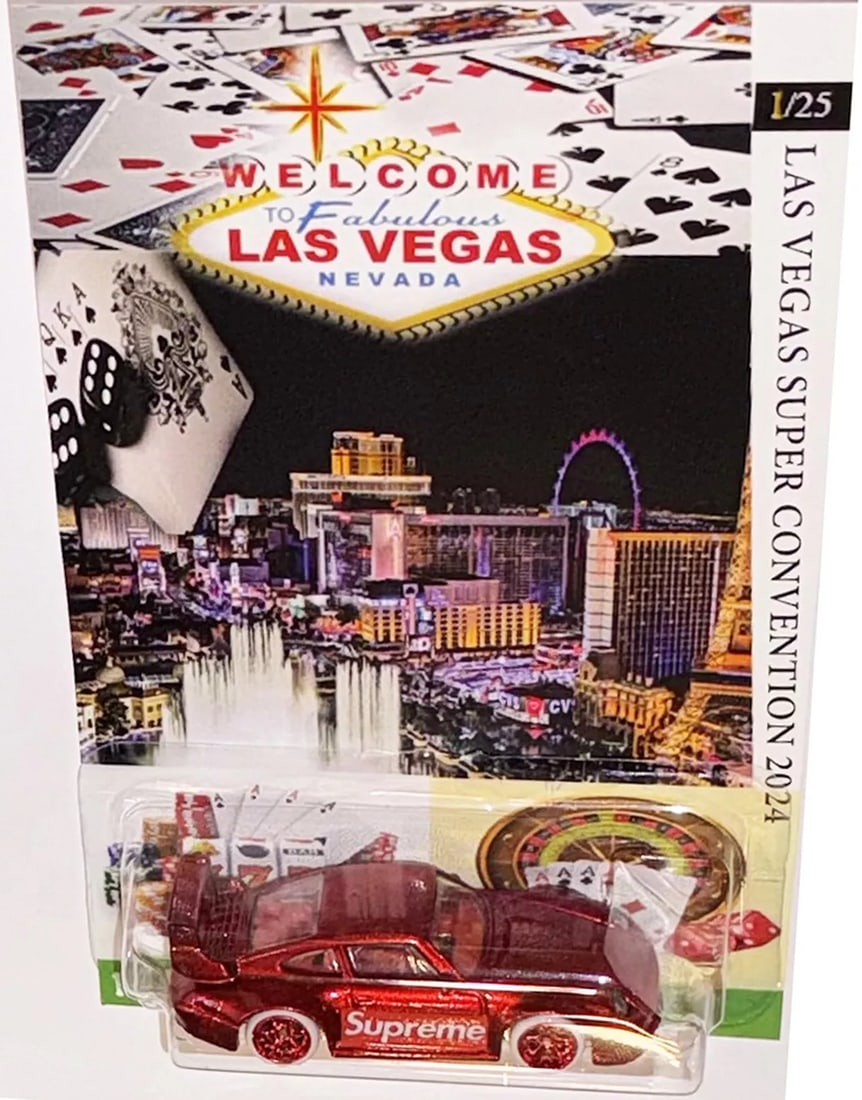 PORSCHE 993 GT2 Custom Hot Wheels 2024 Vegas Super Toy Convention Supreme w/RR (1 of 3)